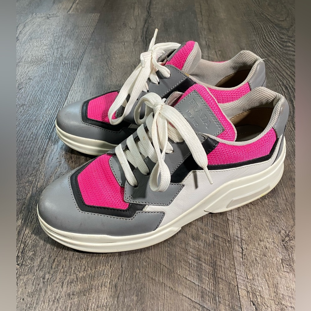 PRADA Leather Womens Sneakers